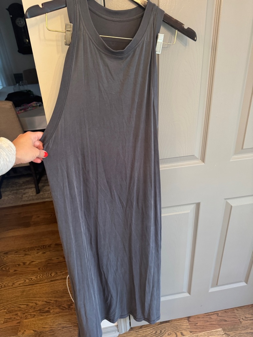 Lululemon sleeveless gray dress